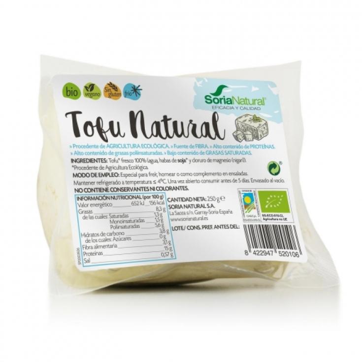 Tofu Natural 250 Gr- Soria Natural