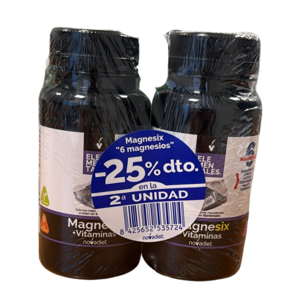 Pack Magnesix + Vitaminas 60 Comprimidos 25 % Dto. 2ª Ud - Novadiet
