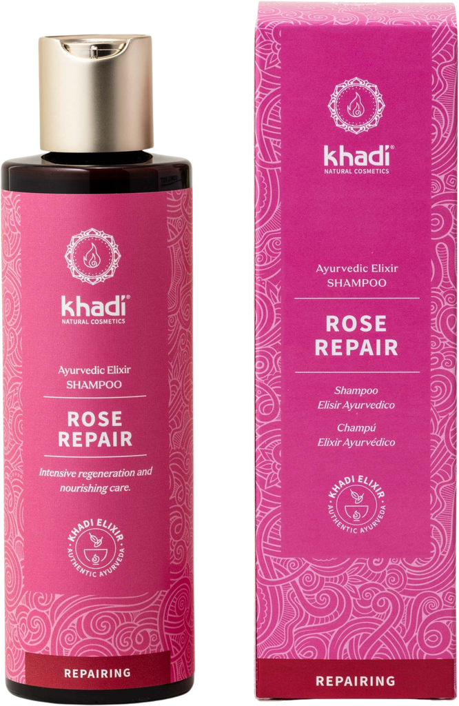 Champú Rosa Reparador 200 Ml - Khadi