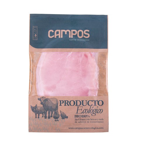 Jamón Cocido Loncheado Producción Ecológica Kg.  - Campos