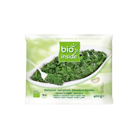 Espinacas En Hojas Bio 400 G - Bio Inside