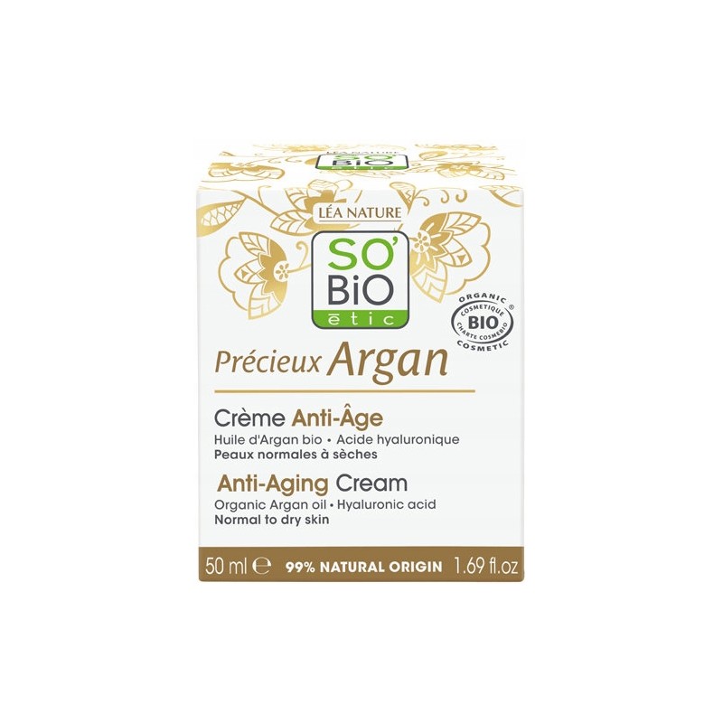 Crema De Día Antiedad Ácido Hialurónico50 Ml.  - So Bio