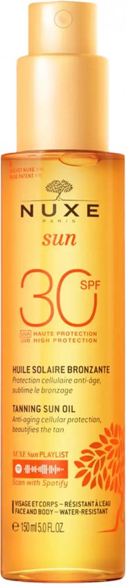 Aceite Bronceador Rostro Y Cuerpo SPF30 150 Ml - Nuxe