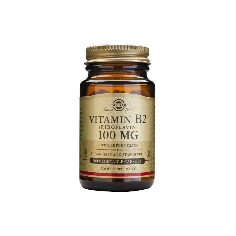 Vitamina B2 100 Mg 100 Capsulas - Solgar