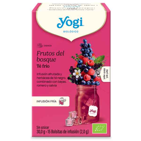 Infusión Fría Frutos Del Bosque 15x30 Gr. - Yogi
