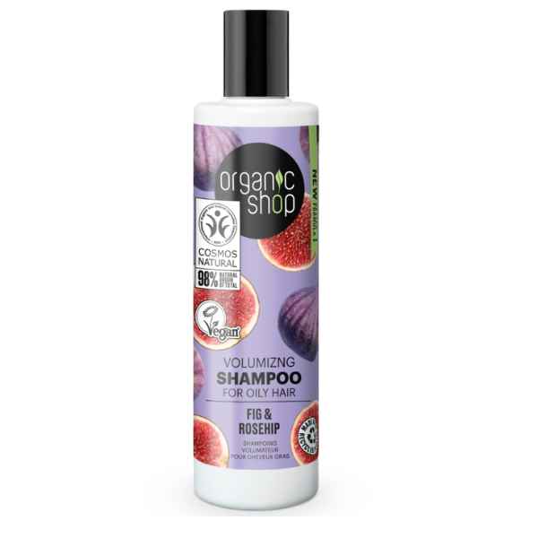Champú Voluminizador Cabello Graso Higo Y Escaramujo 280 Ml. - Organic Shop