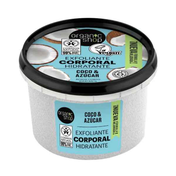 Exfoliante Corporal Hidratante Coco 250 ml. - Organic Shop
