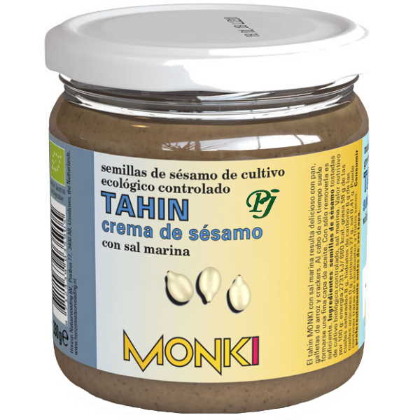 Tahin Crema De Sesamo Con Sal Bio 330 Gr. - Monki