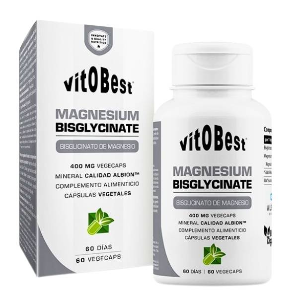 Bisglicinato De Magnesio 400 Mg 60 Caps - VitoBest
