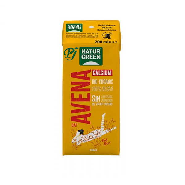 Bebida Avena Calcio 200Ml - Naturgreen