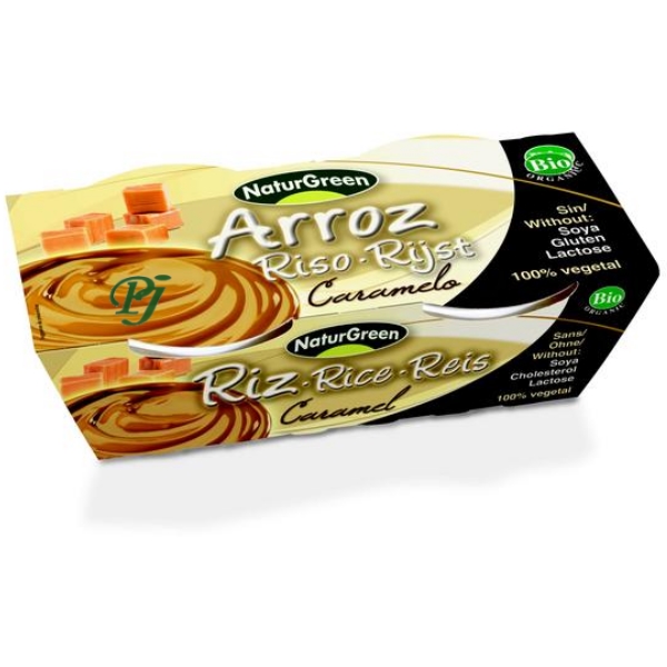Yogurt Bio Arroz Caramelo 2X125Gr - Naturgreen