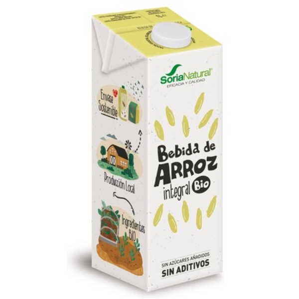 Bebida Arroz Integral 1L - Soria Natural