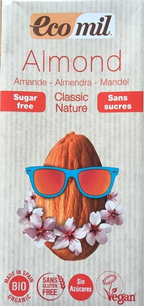 Ecomil Bebida Almendra Bio Nature 1L - Nutriops