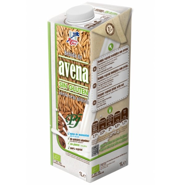 Bebida De Avena Bio Sin Gluten 1L - La Finestra