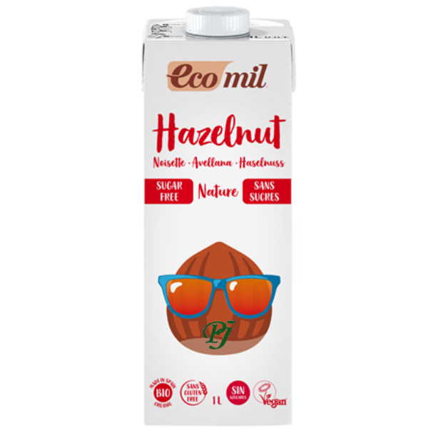 Bebida Avellanas Nature Bio 1L Ecomil - Nutriops