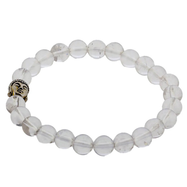 Trinidad Pulsera Cristal Roca Buda 6 Mm
