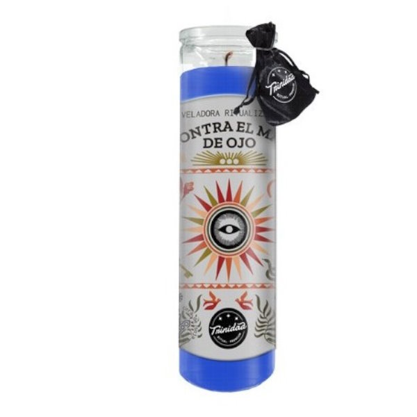 Trinidad Veladora Ritualizada Contra Mal De Ojo