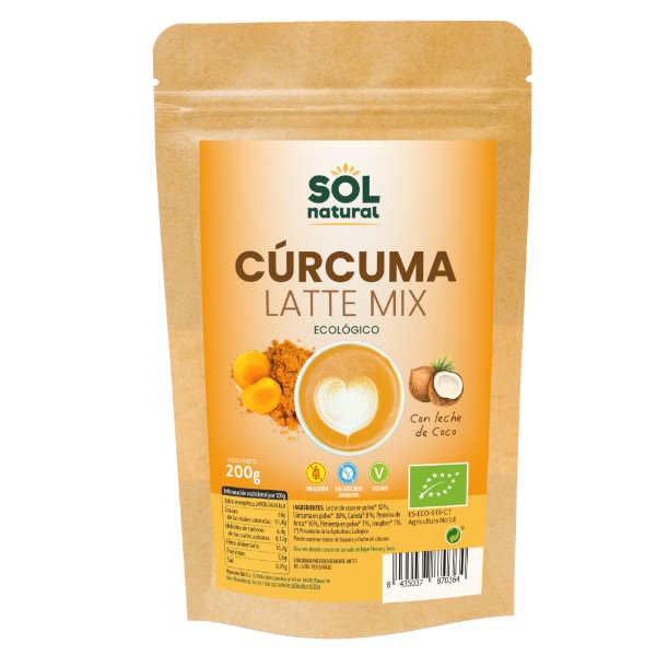 Sol Curcuma Latte Mix 200 Gr Bio