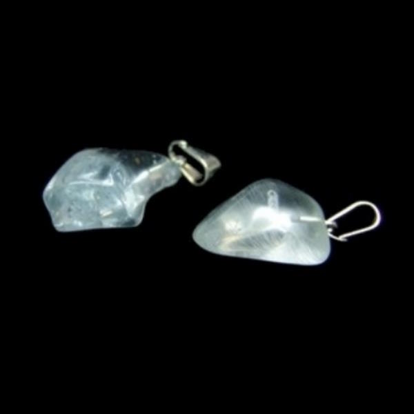 Colgante Rodado Topacio Plata 