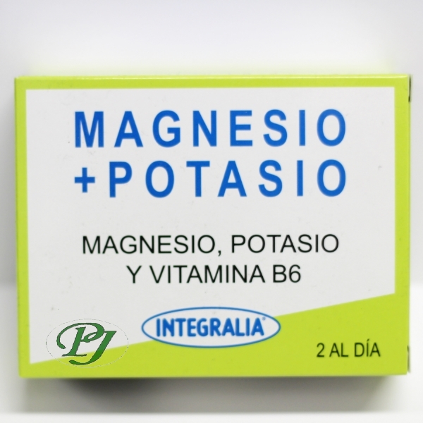 Magnesio + Potasio 60 Capsulas - Integralia