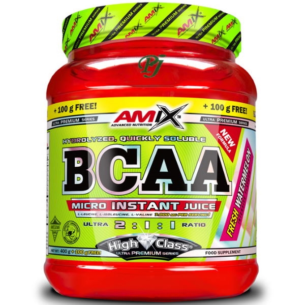 Amix Glutamina + Bcaa 300Gr Naranja