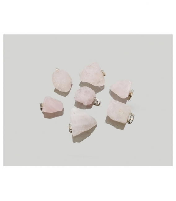Colgante Masivo Cuarzo Rosa