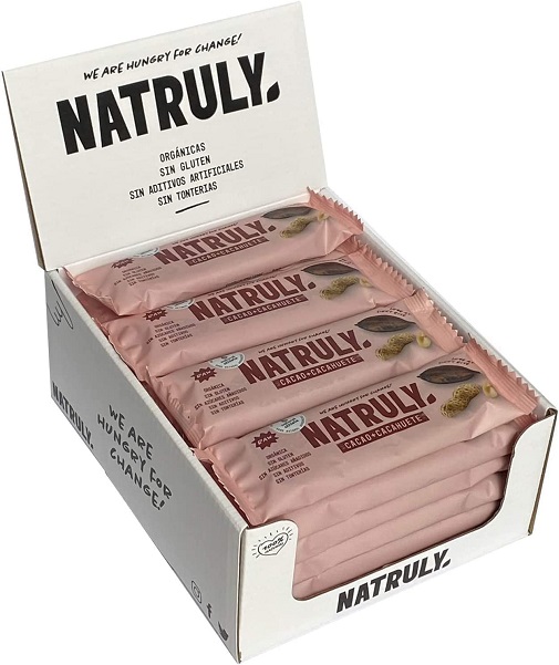 Barrita De Cacao Y Cacahuete 40 Gr. - Natruly