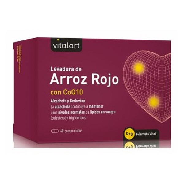 Vitalart Levadura Arroz Rojo 60 Comp