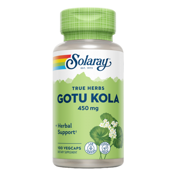Gotu Kola 450 Mg. 100 Vega Cápsulas - Solaray