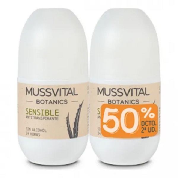 Mussvital Botanics Desodorante Forte Roll-On Pack
