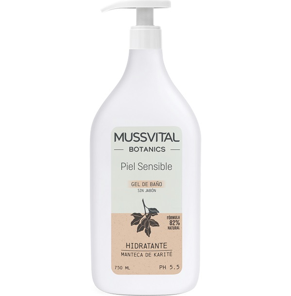 Mussvital Botanics Gel Piel Sensible 750 Ml.