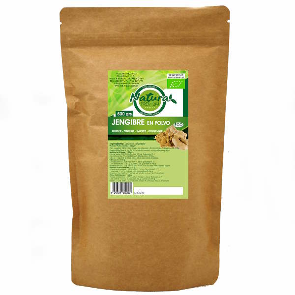 Jengibre En Polvo 500 Gr. Bio Natura Premium