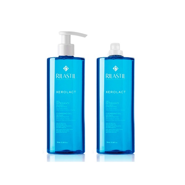 Rilastil Xerolact Gel Limpiador Duplo 2X750Ml.