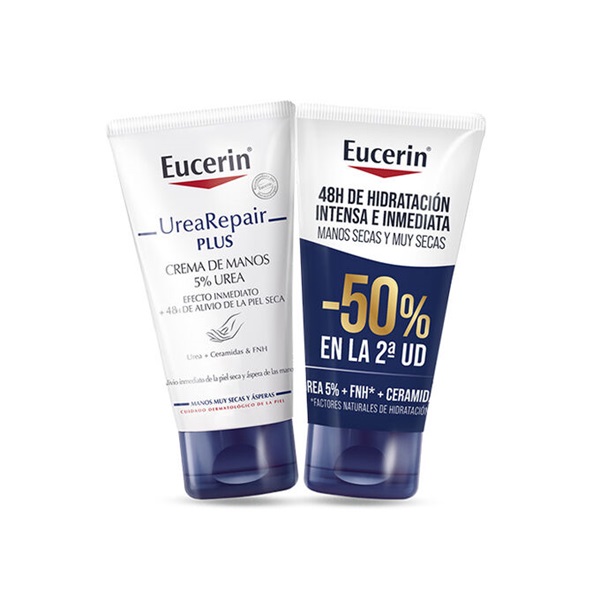 Eucerin Duplo Manos 5% Urea 2ª Unid. 50% Dto.