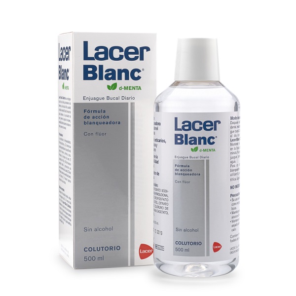 Lacer Blanc Colutorio Menta 500Ml. + 100Ml.