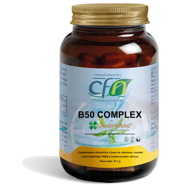 Vitamina B50 Complex Quatrefolio 60 Cap. - Cfn