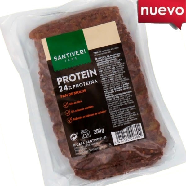Pan De Molde Proteico 250Gr. Santiveri