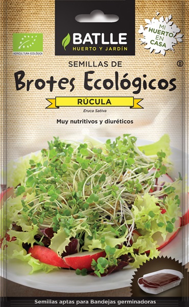 Semillas Ecológicas De Brotes De Rucula  Batlle