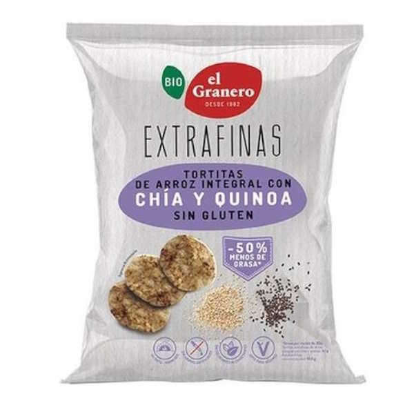 Tortitas Extrafinas Arroz Int. Chia-Quinoa 60Gr.