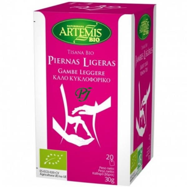 Artemis Tisana Piernas Ligeras 20 Filtros