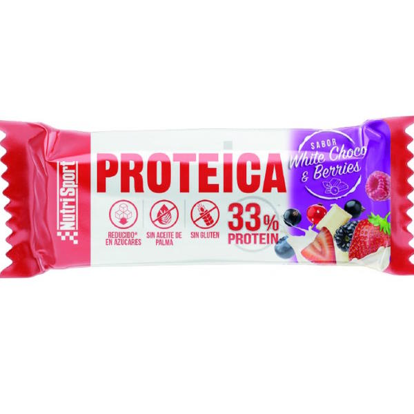 Barritas Proteica Choco Frutos Rojos 44Gr - Nutrisport