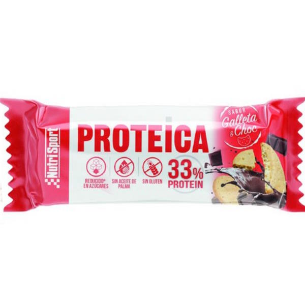 Barritas Proteica Choco Galleta 44Gr - Nutrisport