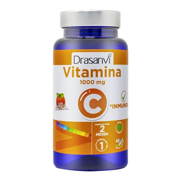 Vitamina C 1000 Mg 60 Caps. - Drasanvi