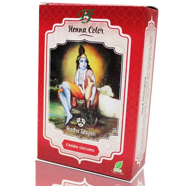 Henna Caoba Oscuro Polvo 100Gr - Radhe Shyam