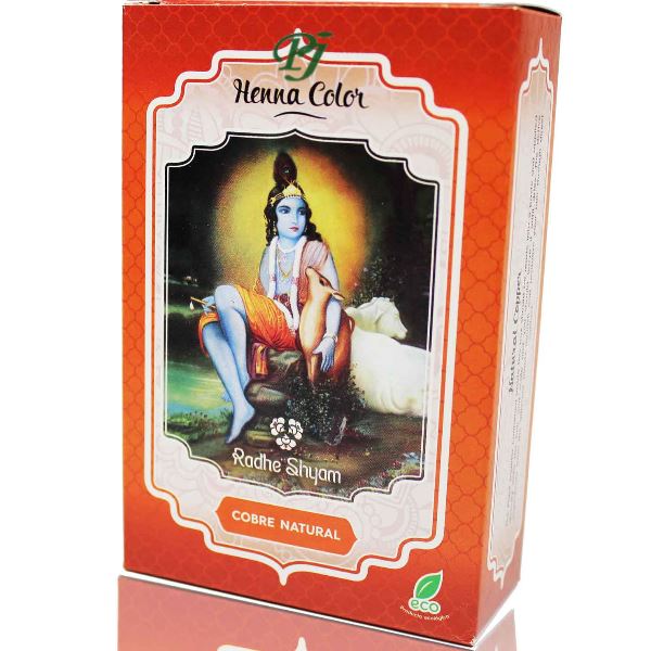 Henna Cobre Natural Polvo 100Gr - Radhe Shyam