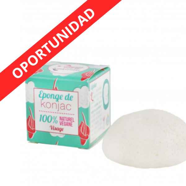 Esponja Konjac 100% Natural Vitaf Vegana - Lamazuna