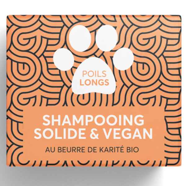 Champu Solido Mascotas Pelo Largo 60Ml