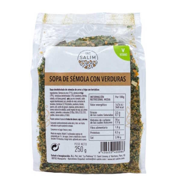 Int-Salim Sémola Verduras 250 Gr. (20)