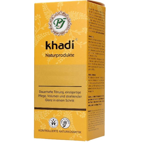Henna Rubio Oscuro Ceniza Pura Eco 100Gr - Khadi