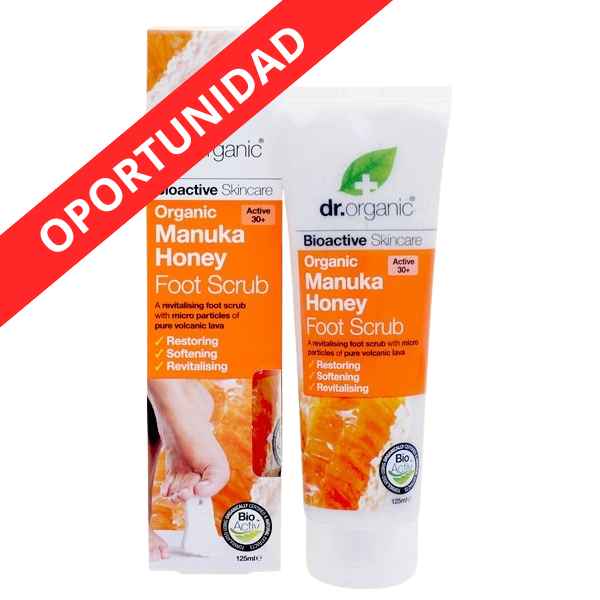 Dr.Organic Miel Manuka Exfoliante Pies 125Ml